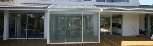 Véranda en aluminium et PVC dans les environs du Grau du Roi
